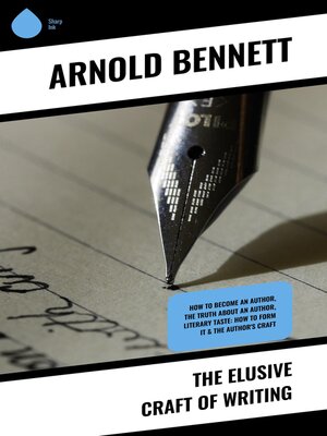 cover image of The Elusive Craft of Writing